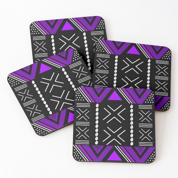 Item preview, Royal Purple African Mud Cloth Design designed and sold by funkyvibes.