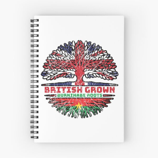 Item preview, Burkina Faso Burkinabe British UK Tree Roots Flag designed and sold by FlagX.