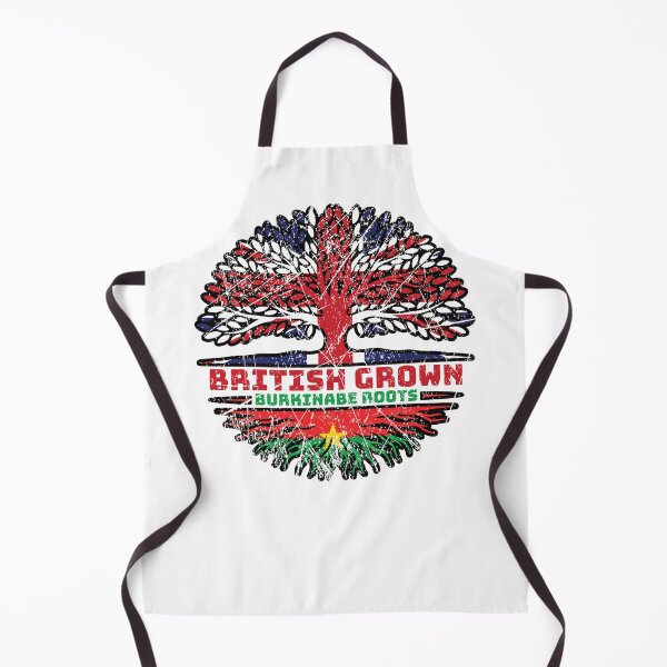 Item preview, Burkina Faso Burkinabe British UK Tree Roots Flag designed and sold by FlagX.