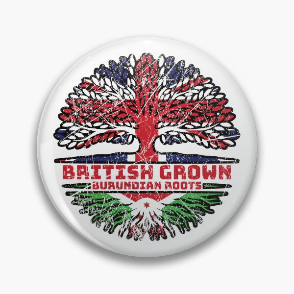 Item preview, Burundi Burundian British UK Tree Roots Flag designed and sold by FlagX.