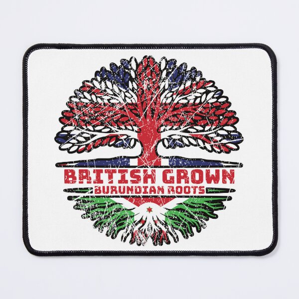 Item preview, Burundi Burundian British UK Tree Roots Flag designed and sold by FlagX.