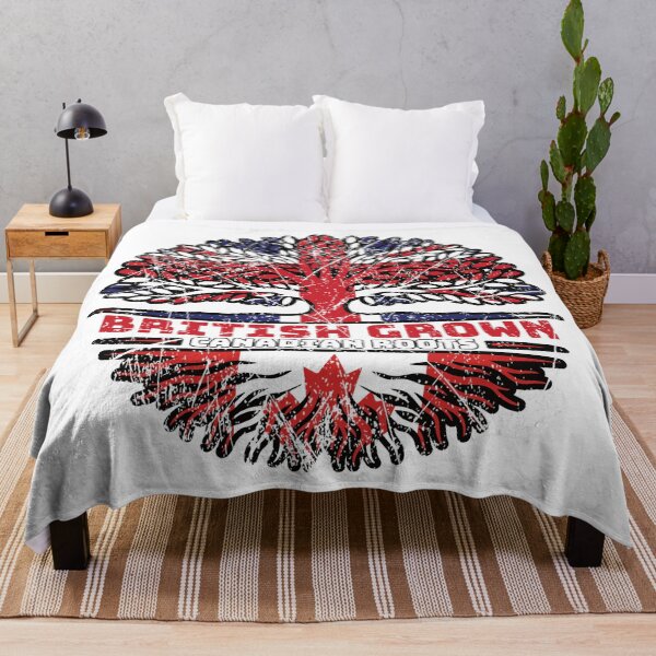 Item preview, Canadian Canada Uk United Kingdom British Tree Roots Flag designed and sold by FlagX.