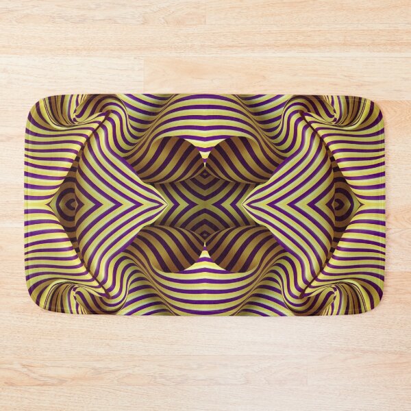 Item preview, Dynamic Monochrome Geometry: Striped 3D Pattern designed and sold by DesigntshirtWB.
