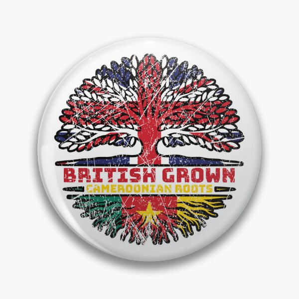 Item preview, Cameroon Cameroonian Uk United Kingdom British Tree Roots Flag designed and sold by FlagX.