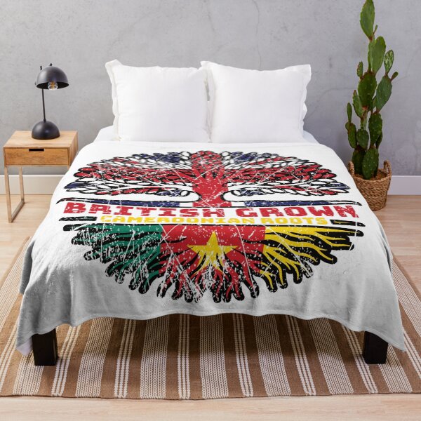 Item preview, Cameroon Cameroonian Uk United Kingdom British Tree Roots Flag designed and sold by FlagX.