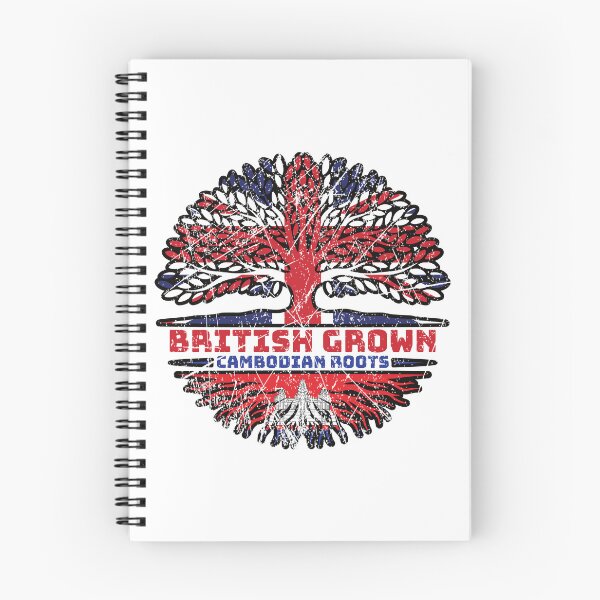 Item preview, Cambodian Cambodia Uk United Kingdom British Tree Roots Flag designed and sold by FlagX.