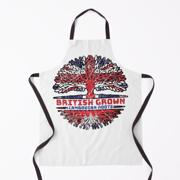 Item preview, Cambodian Cambodia Uk United Kingdom British Tree Roots Flag designed and sold by FlagX.