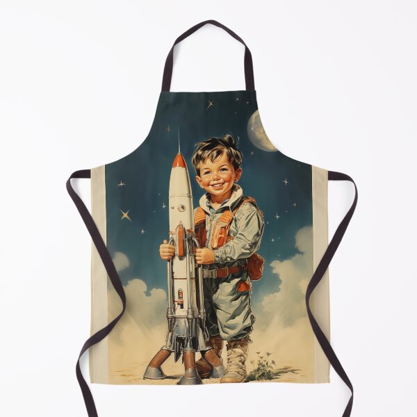 Item preview, Boy astronaut retro style designed and sold by PetsArt.