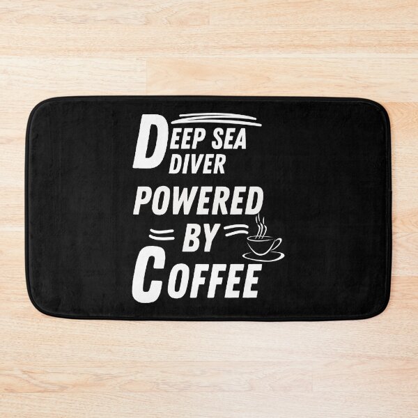 Item preview, Deep sea diver powered by coffee designed and sold by annoying-shirts.