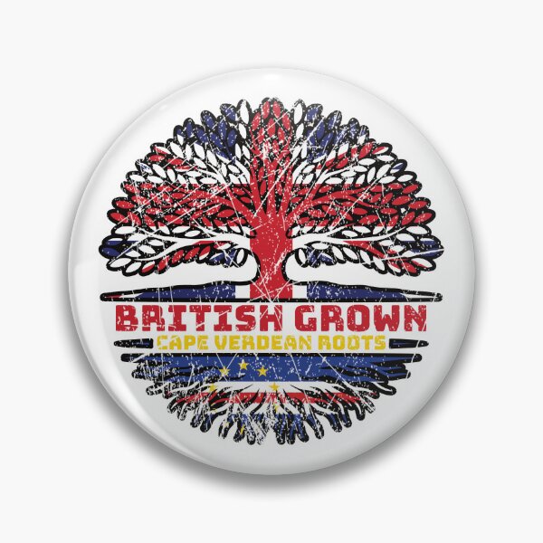 Item preview, Cape Verde Uk United Kingdom British Tree Roots Flag designed and sold by FlagX.