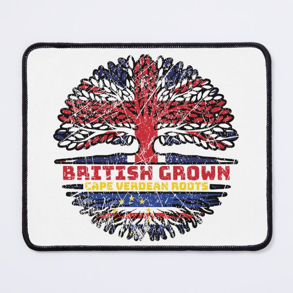 Item preview, Cape Verde Uk United Kingdom British Tree Roots Flag designed and sold by FlagX.