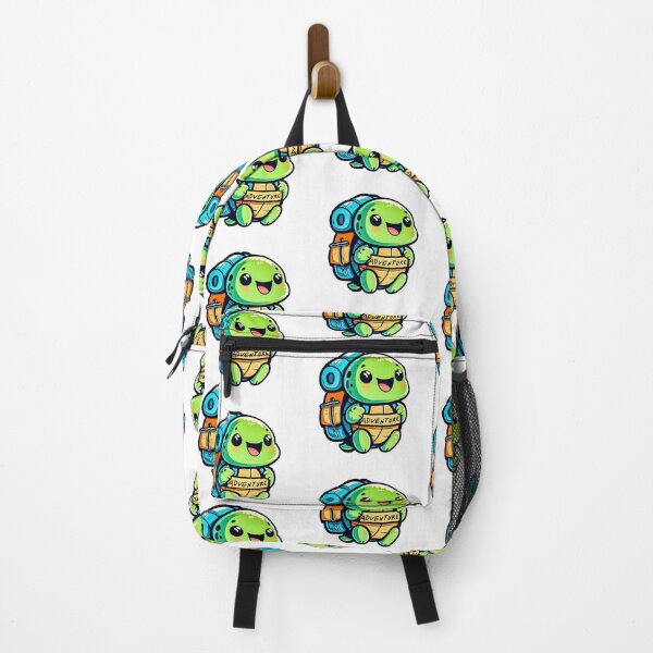 Item preview, Adventurous Camping Turtle. Cute cartoon Turtle designed and sold by SideKickCreates.