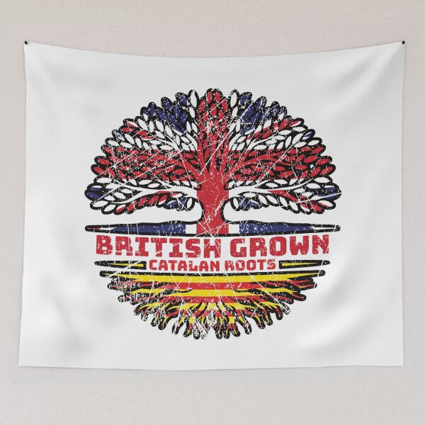 Item preview, Catalonia Catalan Uk United Kingdom British Tree Roots Flag designed and sold by FlagX.