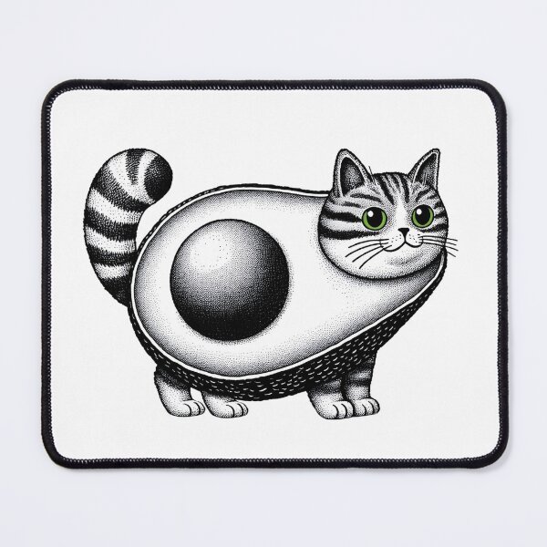 Item preview, Avocado Cat, Funny Gift for Friend designed and sold by Kondi-Art.