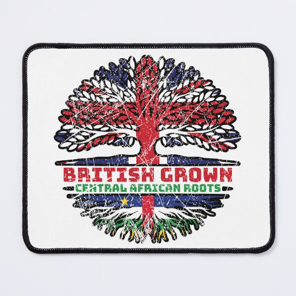 Item preview, Central African Republic Central African British UK Tree Roots Flag designed and sold by FlagX.