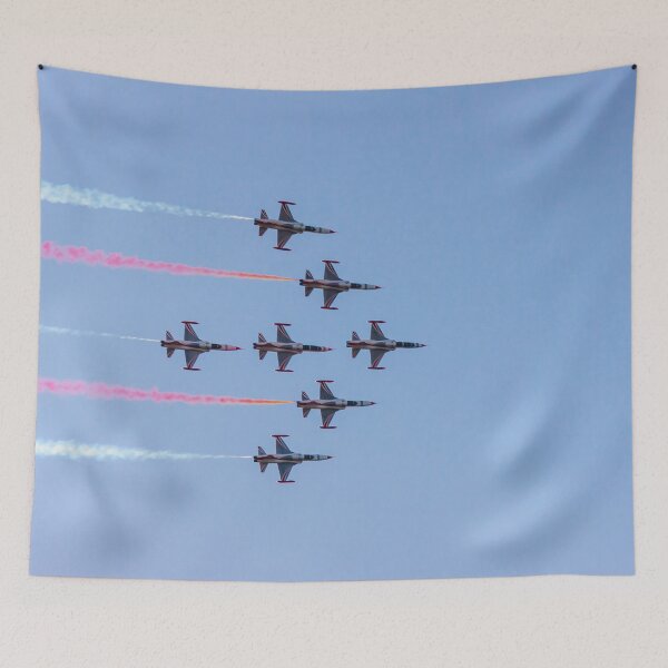 Item preview, Turkish acrobatic aviation squadron flying over Izmir (Turkey) designed and sold by carlotoffolo.