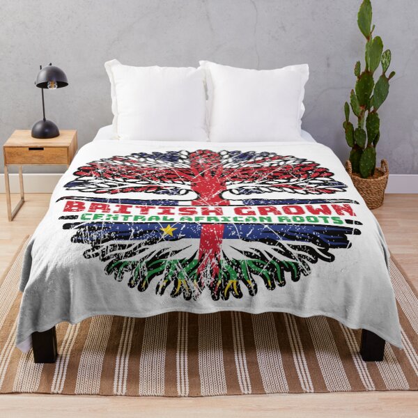 Item preview, Central African Republic Central African British UK Tree Roots Flag designed and sold by FlagX.