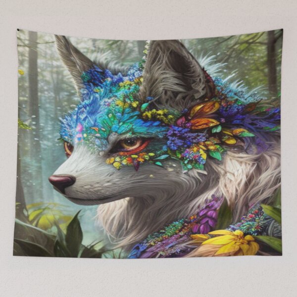 Item preview, The Fantasy Wolf and the Enchanted Forest: A Magical Story designed and sold by FotoworldEdel.