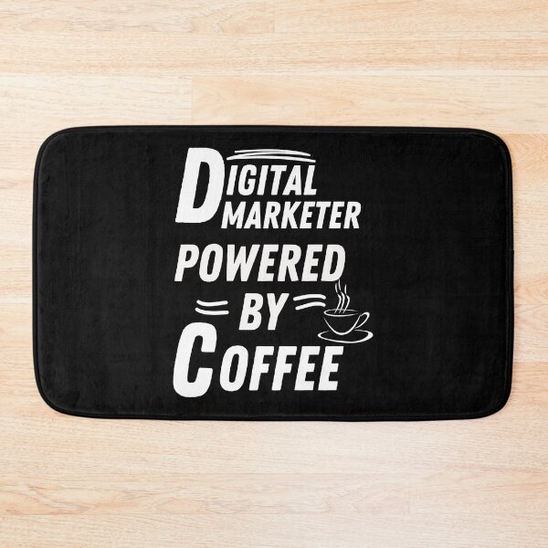 Item preview, Digital marketer powered by coffee designed and sold by annoying-shirts.