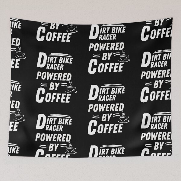 Item preview, Dirt bike racer powered by coffee designed and sold by annoying-shirts.