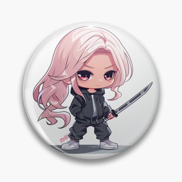 Item preview, Chibi Anime Ninja Girl, Kawaii Japanese Inspired: Anime Chibis Collection designed and sold by OtherVisions.