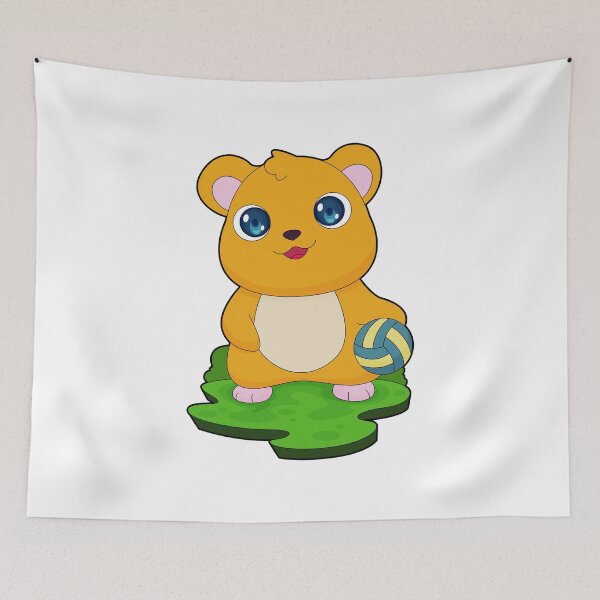 Item preview, Hamster Volleyball player Volleyball designed and sold by Snabdesign84.