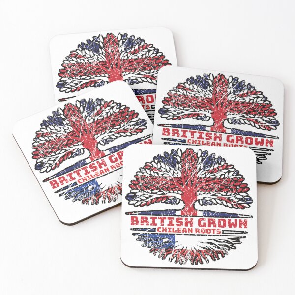 Item preview, Chile Chilean Uk United Kingdom British Tree Roots Flag designed and sold by FlagX.