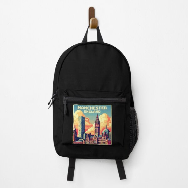 Item preview, Vintage retro Machester England Landmarks Skyline. designed and sold by Unitepeople.
