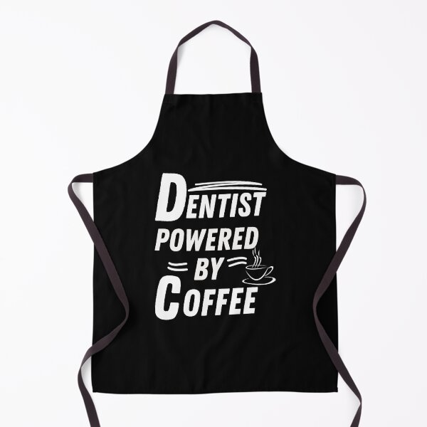 Item preview, Dentist powered by coffee designed and sold by annoying-shirts.