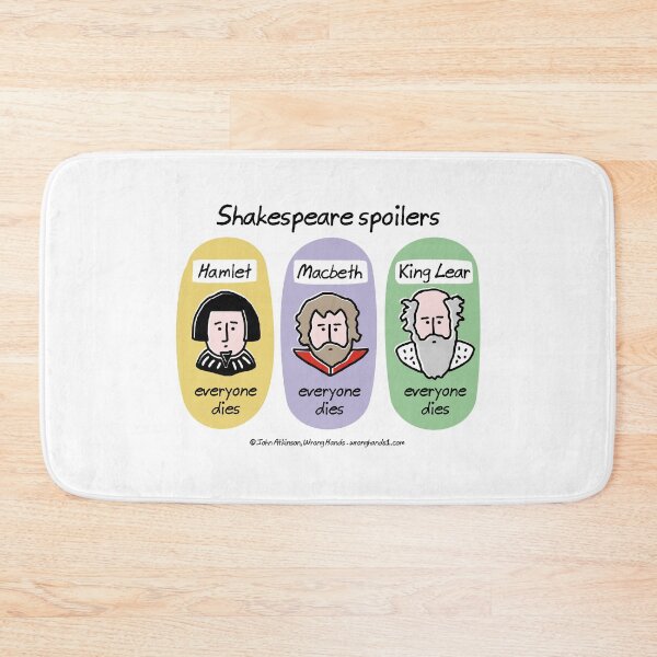 Item preview, Shakespeare spoilers designed and sold by WrongHands.