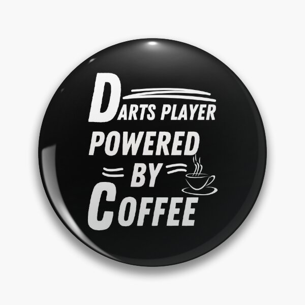 Item preview, Darts player powered by coffee designed and sold by annoying-shirts.