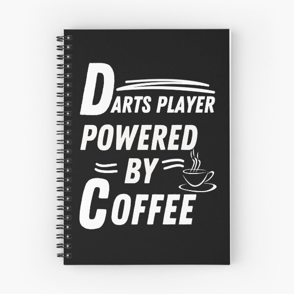 Item preview, Darts player powered by coffee designed and sold by annoying-shirts.