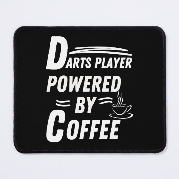 Item preview, Darts player powered by coffee designed and sold by annoying-shirts.
