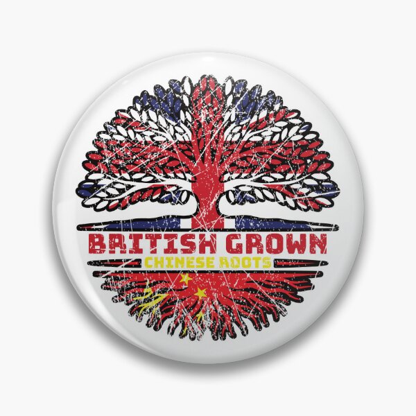 Item preview, China Chinese Uk United Kingdom British Tree Roots Flag designed and sold by FlagX.