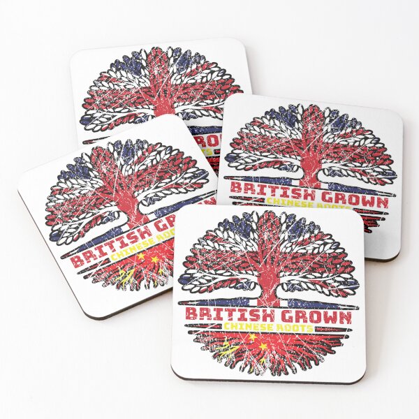 Item preview, China Chinese Uk United Kingdom British Tree Roots Flag designed and sold by FlagX.