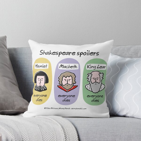Item preview, Shakespeare spoilers designed and sold by WrongHands.