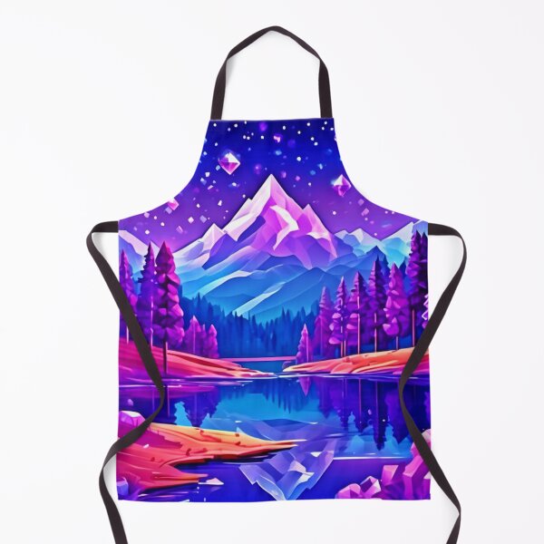 Item preview, Amethyst Dream: Crystal Mountains & Starry Skies designed and sold by Health And Fitness Posts e-Store.