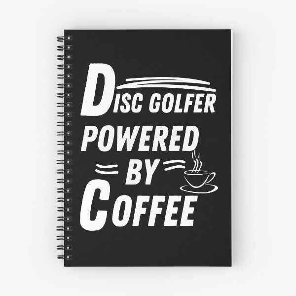 Item preview, Disc golfer powered by coffee designed and sold by annoying-shirts.