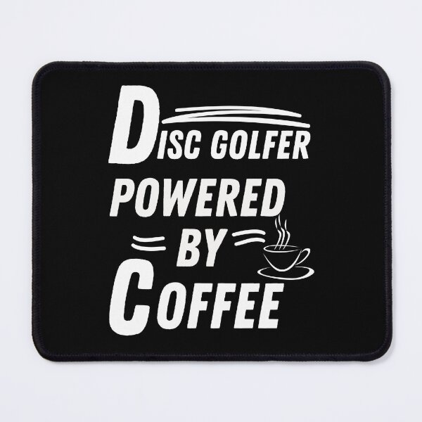 Item preview, Disc golfer powered by coffee designed and sold by annoying-shirts.