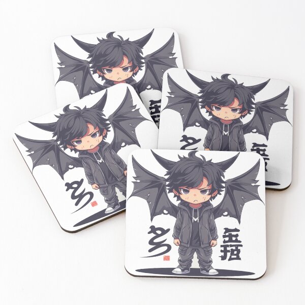 Artikelvorschau, Chibi Anime Teufelsflügel, Kawaii Chibi Junge: Anime Chibis Collection entworfen und verkauft von OtherVisions.