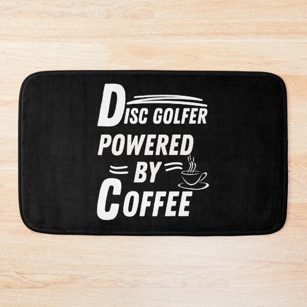 Item preview, Disc golfer powered by coffee designed and sold by annoying-shirts.