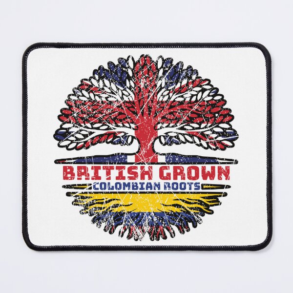 Item preview, Colombia Colombian Uk United Kingdom British Tree Roots Flag designed and sold by FlagX.