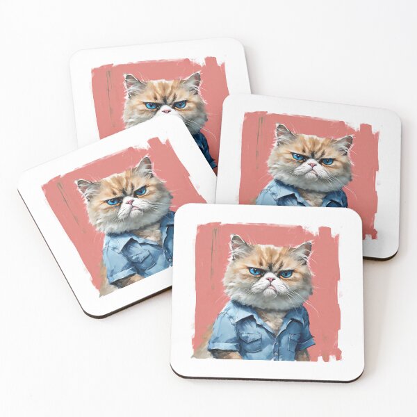 Item preview, First World Feline Problems: A Fashionably Sad Cat designed and sold by Colorful-Garden.