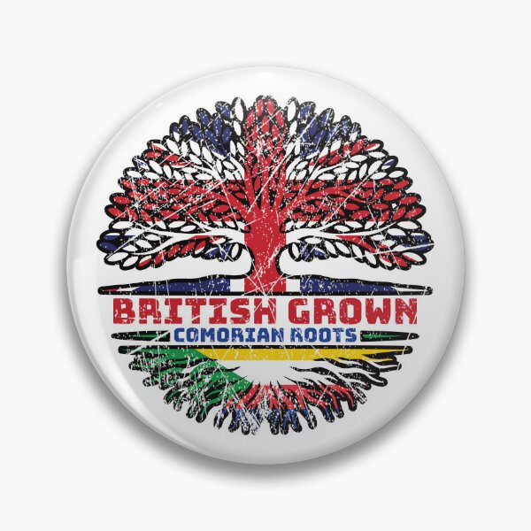 Item preview, Comoros Comorian British UK Tree Roots Flag designed and sold by FlagX.