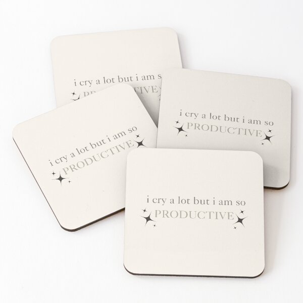 Item preview, I cry a lot, but I am so productive designed and sold by EllesBellesArt.