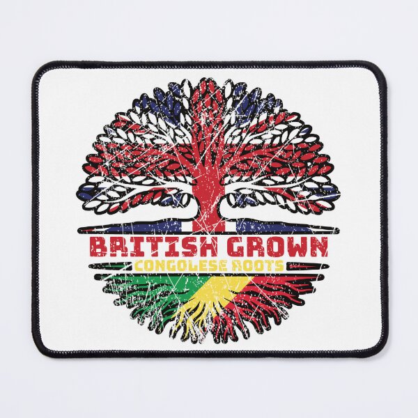 Item preview, Congo Congolese Uk United Kingdom British Tree Roots Flag designed and sold by FlagX.