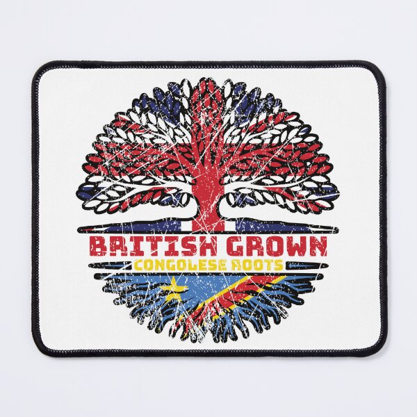 Item preview, Congo Congolese Uk United Kingdom British Tree Roots Flag designed and sold by FlagX.
