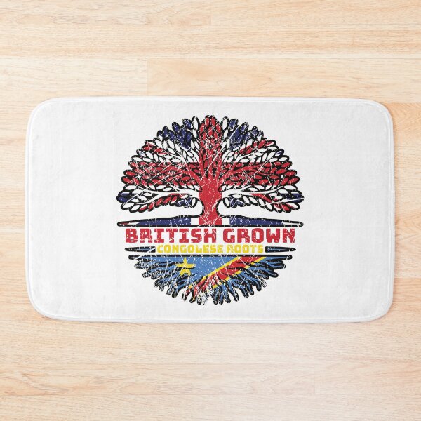 Item preview, Congo Congolese Uk United Kingdom British Tree Roots Flag designed and sold by FlagX.