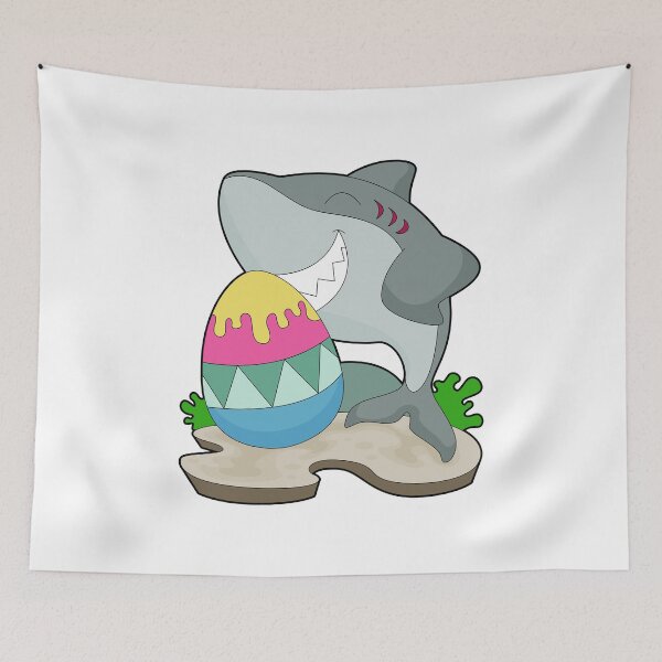 Item preview, Shark Easter Easter egg designed and sold by Snabdesign84.