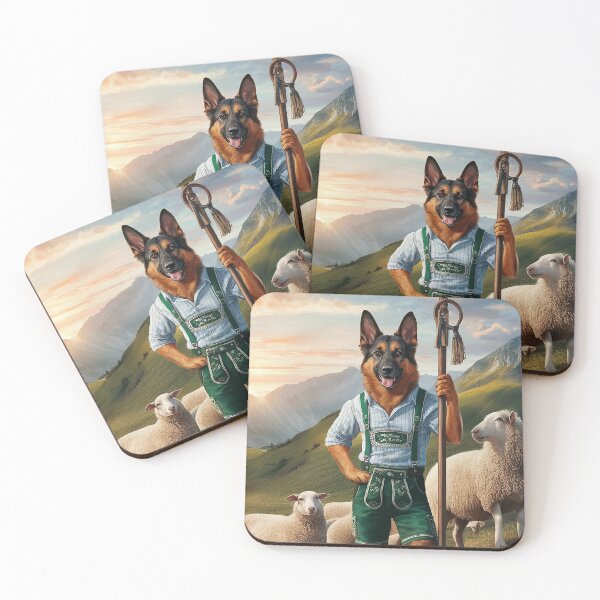 Item preview, Shepherd of The Hills: A German Shepherd’s Woolly Mission designed and sold by 3MillsDesign.